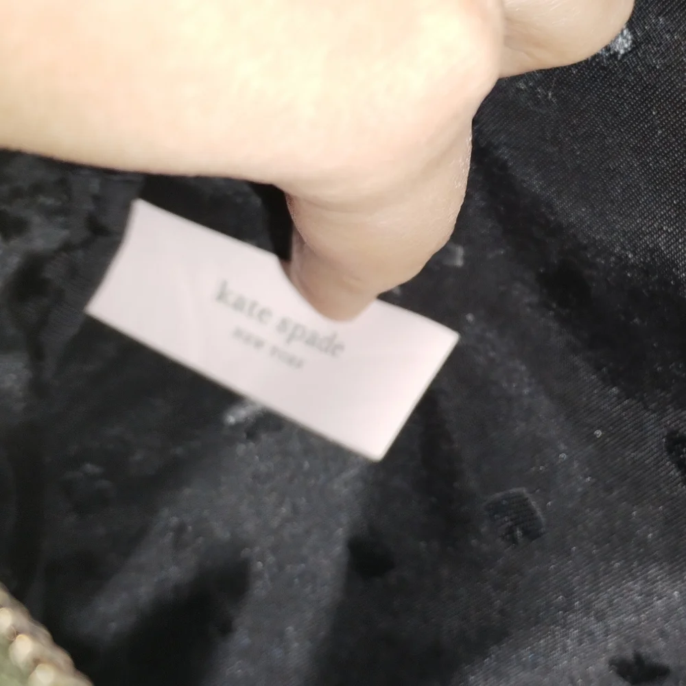 Kate Spade, army green backpack,